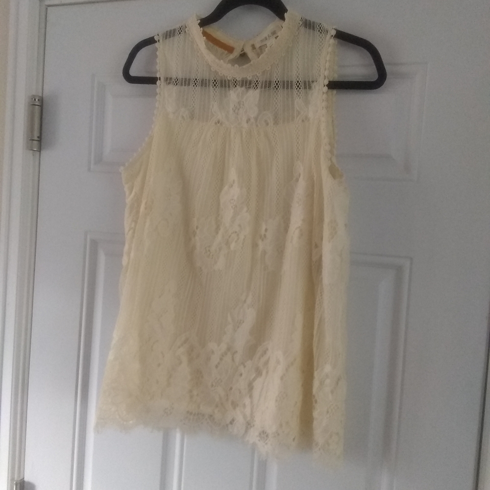 NWT Taylor & Sage Lace Top Size Large